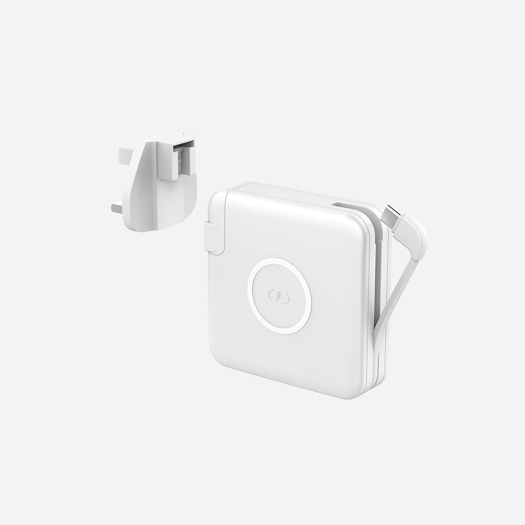 MOMAX Q.Power Plug Wireless Portable PD Charge 18w 6700mAh (IP93MFI)