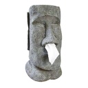 Antique Tissue Box Moai Stone Man Tissue Holders Stone Tissue Box