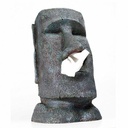 Antique Tissue Box Moai Stone Man Tissue Holders Stone Tissue Box