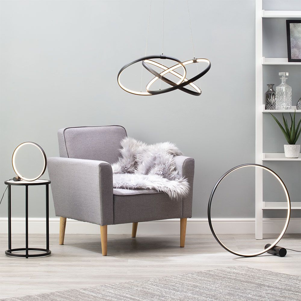 RGB Table Lamp Light With Remote Ring Lamp Light