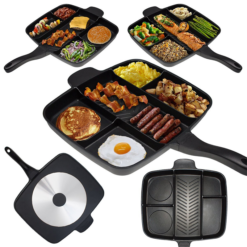 Magic Pan 5 in 1 Magic Pan Non-Stick Iron Fry Pan