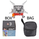 Portable Card Type Stove Mini Outdoor Folding Camping Stove
