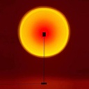 LED Floor Lamp Rainbow Sunset Light Decoration Lampshade Color