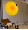 LED Floor Lamp Rainbow Sunset Light Decoration Lampshade Color