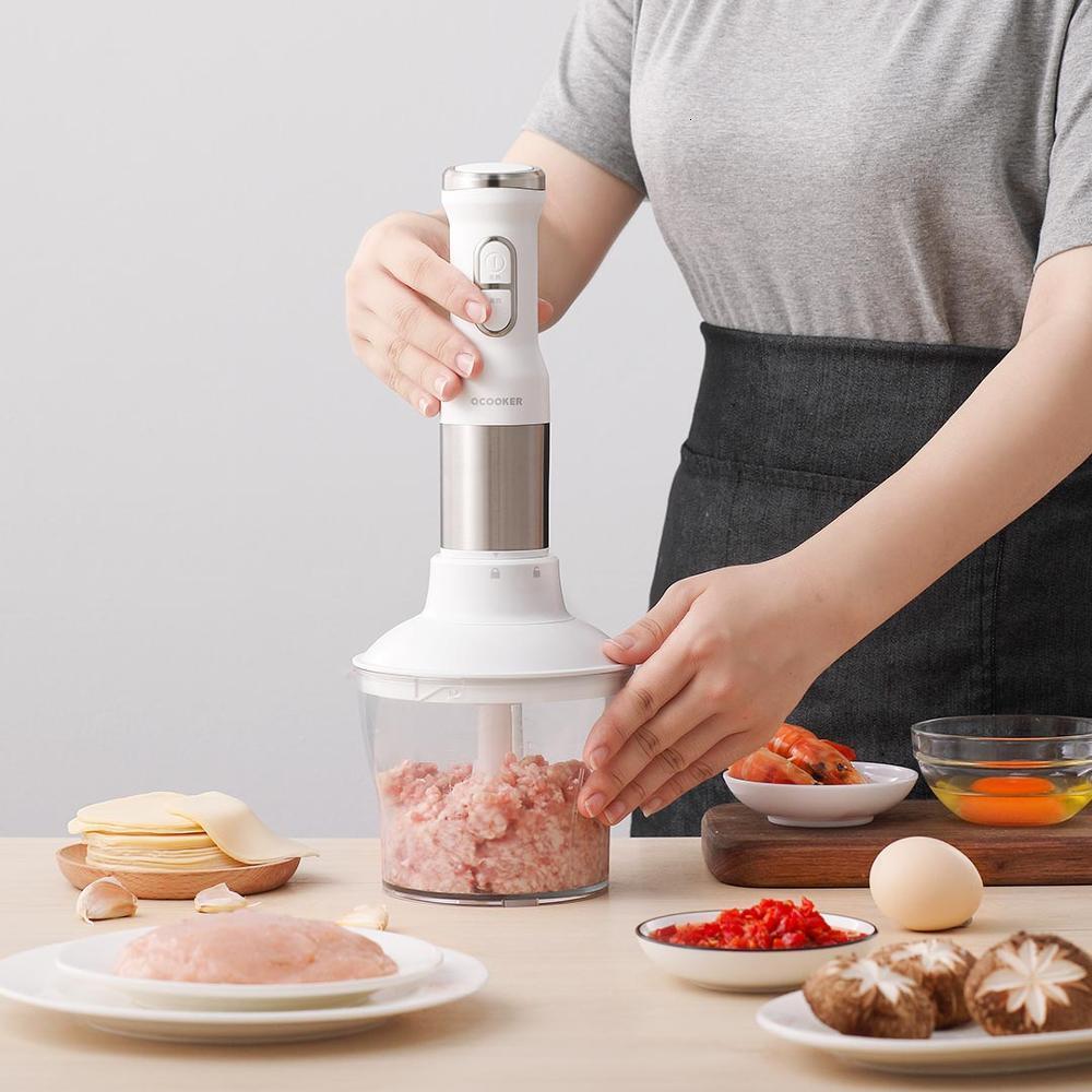 QCOOKER CD-HB01 hand Blender Electric Cup Kitchen Portable Food Processor mixer juicer
