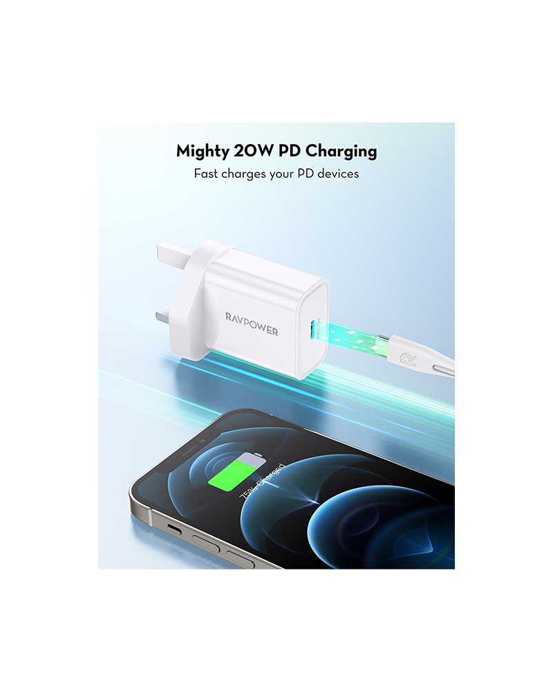 RavPower PD Pioneer 20W Wall Charger RP-PC147