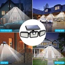 Solar Sensor Light Split Solar Wall Lamp Remote Control | JY-1725A