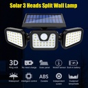 Solar Sensor Light Split Solar Wall Lamp Remote Control | JY-1725A