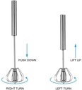 Coffee Egg Stir Device Push Down Rotary Automatic Whisk Hand Blender Kitchen Tool