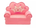 MAXYOYO Prince and Princess Imperial Crown Plush Bean Bag,Pink Blue Chair Seat for Children,Cartoon Tatami Chairs,Birthday Gifts for Boys and Girls