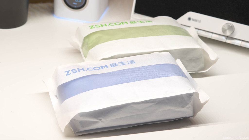 Xiaomi Mi ZSH Face and Bath Towels A-1170 4pcs Set WHITE and BLUE