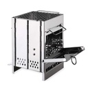 Portable Outdoor Mini Barbecue Stove Stainless Steel Folding Furnace