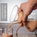 OAMCEG Classic Glass Espresso Coffee Maker 400ml &amp; 600ml