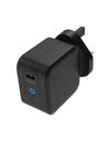 Powerology 61W Ultra-Compact  PD GAN Charger - Black P61PDWUKCBK