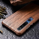 Natural Wooden phone case FOR Xiaomi mi 10 ultra mi10 mi10pro case cover Walnut/Rosewood/Black wood shell (Real wood)