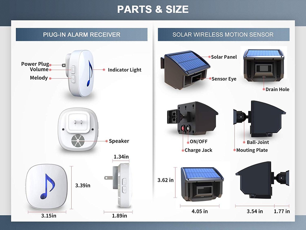 SOLAR WIRELESS ALARM SYSTEM