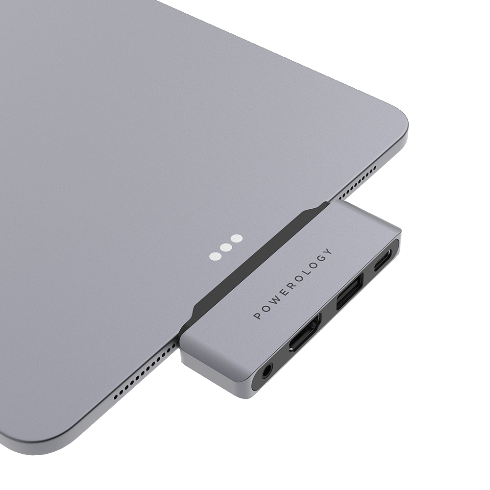 POWEROLOGY 4in1 USB-C HUB with HDMI,USB and AUX -P41PACHGY