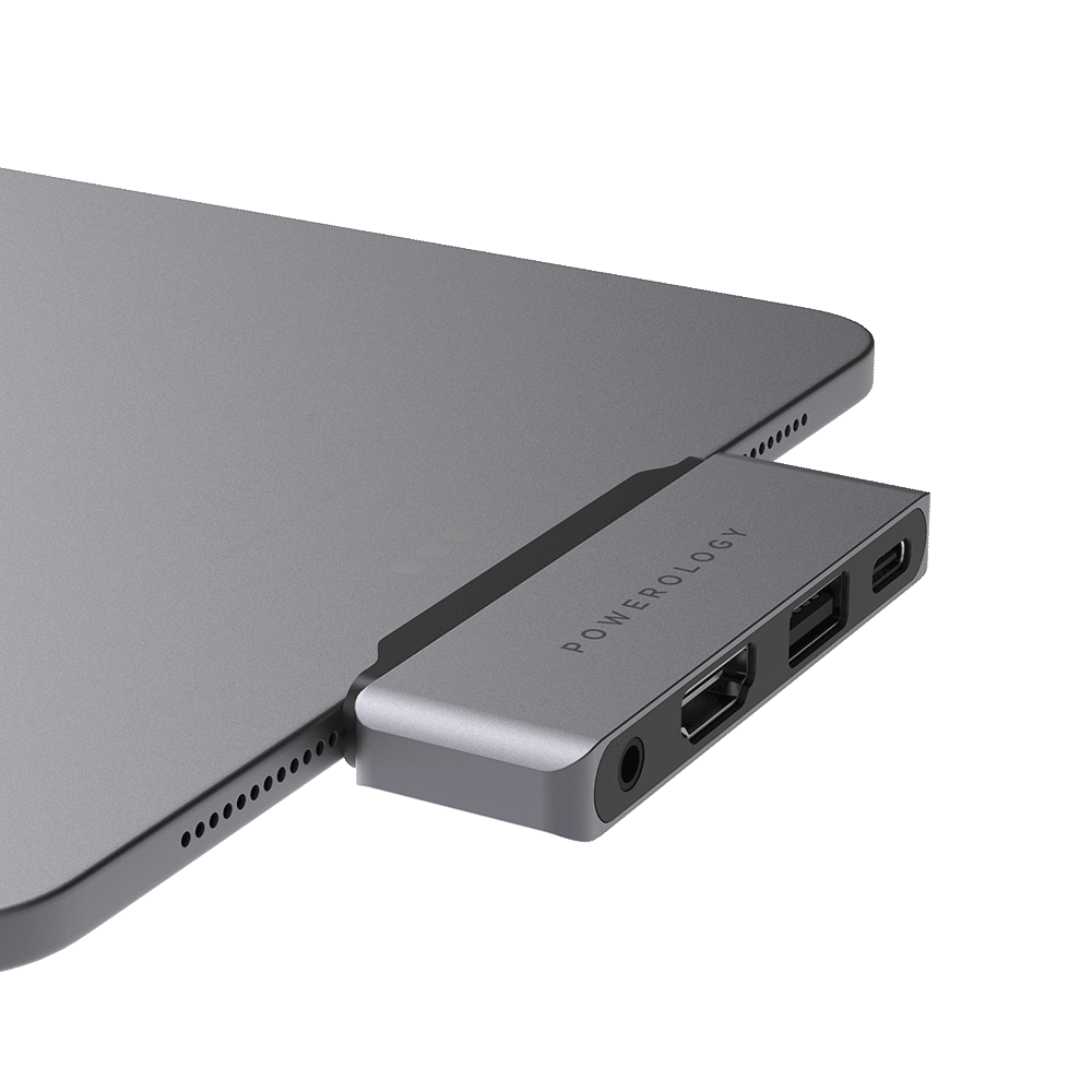 POWEROLOGY 4in1 USB-C HUB with HDMI,USB and AUX -P41PACHGY