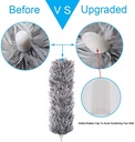 Dusters for Cleaning Brush, Dust Brush Microfiber Head Bendable Washable Duster, RoseFinch Fang Dusting Wand Extendable 32" - 98", Wet or Dry Use