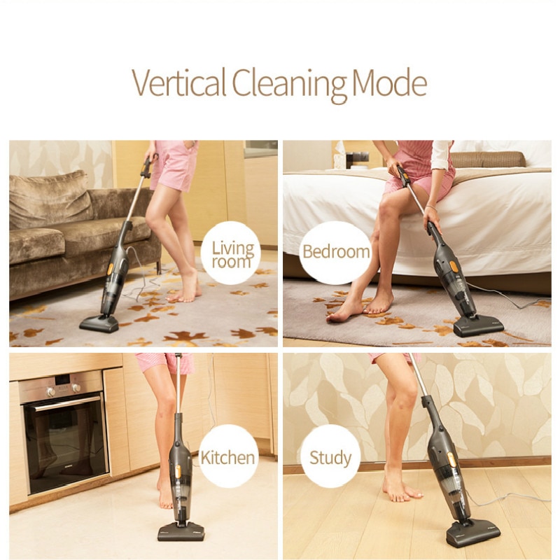 Deerma DX115C 2 In 1 Portable Vacuum Cleaner Upright Stick Handheld Household