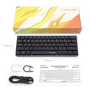 FoxLabs Mirage 60% Gaming Keyboard Arabic and English Optical switches