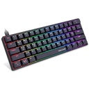 FoxLabs Mirage 60% Gaming Keyboard Arabic and English Optical switches
