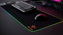 FoxLabs Magic Carpet Wireless Charging RGB Gaming mouse and Keyboard pad