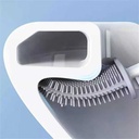 Silicone Toilet Brush Revolutionary Silicone Flex Toilet Brush With Holder