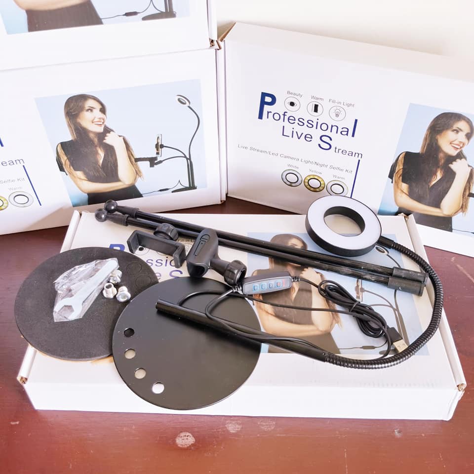 Professional Live Stream Stand Ring Light 129051