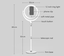 Devia Ring LED lighting Video Photography Ring Light Kit F-539A