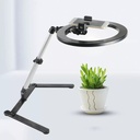 Cell Phone Stander With LED Ring Light
