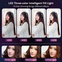 Cell Phone Stander With LED Ring Light
