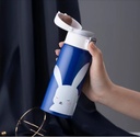 XIAOMI Fun Home Onehanded Tumbler FunHome Student Portable Insulation Cup 350ML Red &amp; Blue