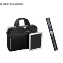Generic-Portable Handheld Wand Wireless Scanner A4 Size 900DPI JPG/PDF Formate LCD Display with Protecting Bag for Business Document Reciepts Books Images