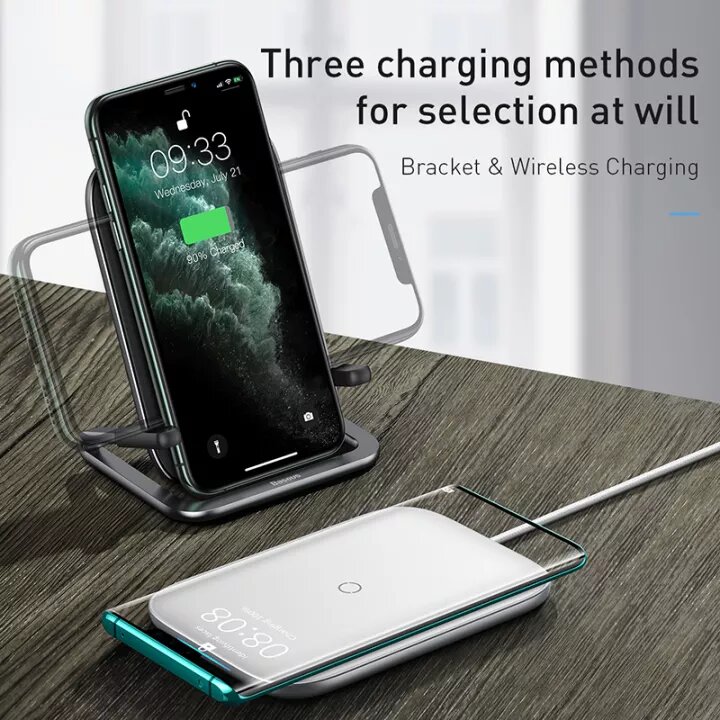 Baseus Rip Horizontal Vertical Holder Wireless Charger