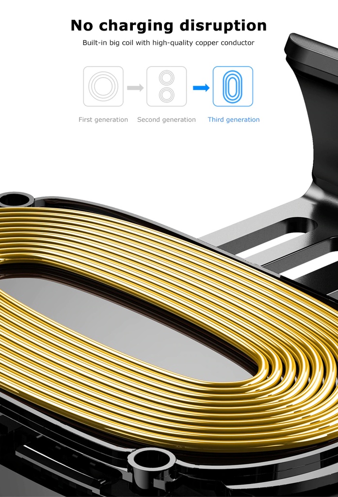 Baseus WXYL-A01 Osculum Suction Wireless Gravity Car Charger