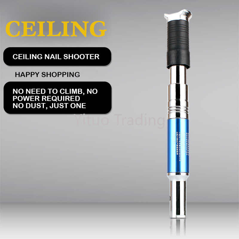 Pneumatic Nail Gun Ceiling Installation Tool WITH 10 FREE Ceiling AND Fire NAILS