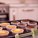 Healthy Healthy Tart Double-side Portable Egg Tart Mold Healthy Pastry Dessert Pusher Vegetable Gadget Kitchen For Home Restaurant 1 Set