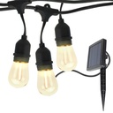 10 pcs G40 Bulbs Solar LED Light Outdoor Garden String Lights Landscape Garland Light Christmas Holiday Decoration Light