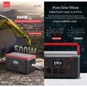 Yoobao Outdoor Power Station EN500S 150000mAh 500w PD60W Quick charging 220V Power Station Outdoor Camping Household