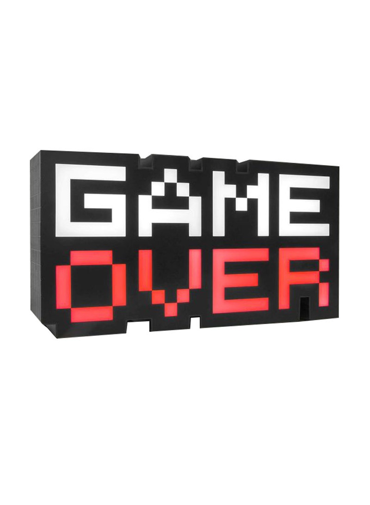 Game Over 8 Bit Light Retro Gaming Mood Lamp Color Phasing &amp; Music Reactive New