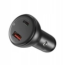 Baseus Digital Display PPS Dual Quick Car Charger 45W + Type-C to Type-C 3A (CCBX)