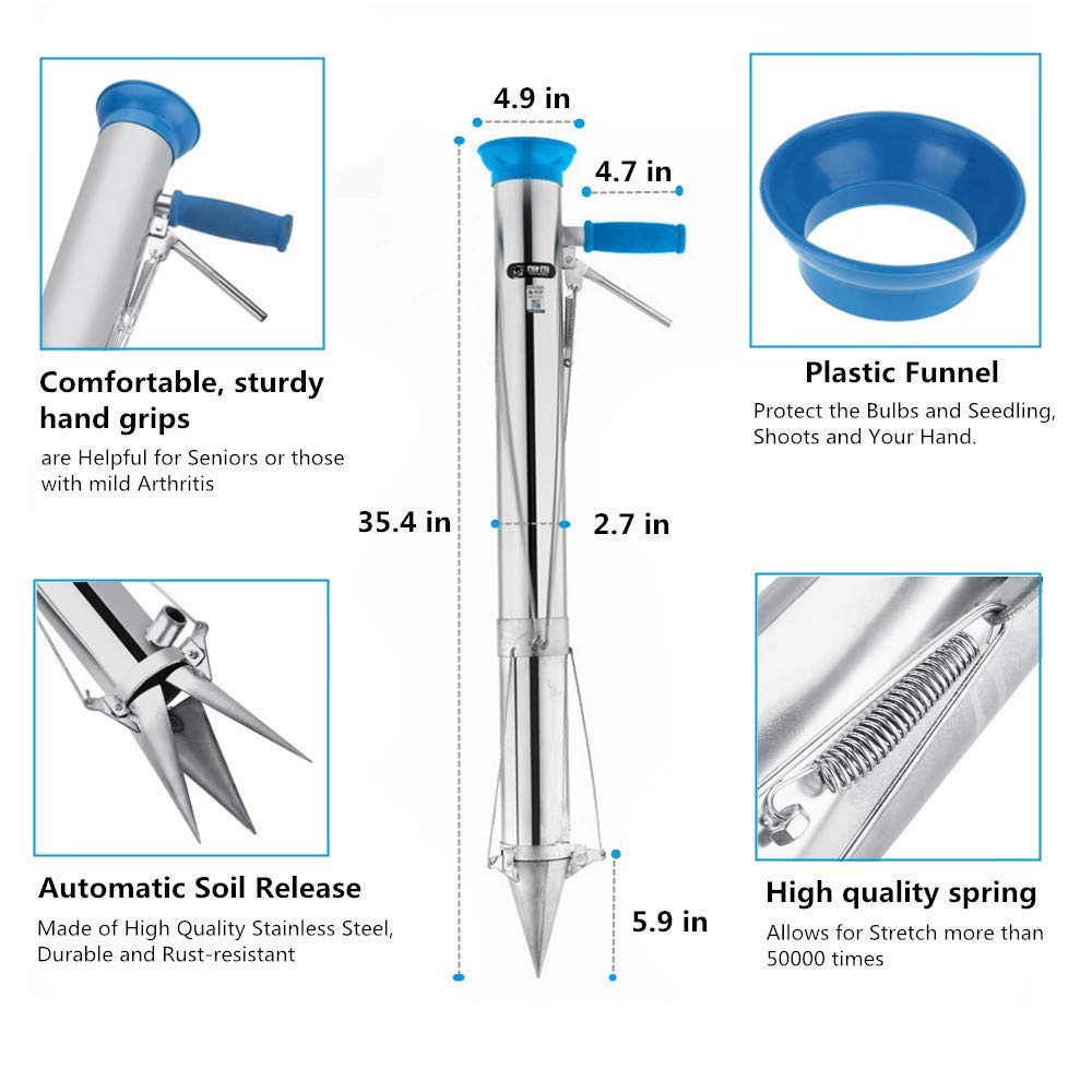 Rapid Seeder Stainless Steel Planter Seedling Transplanting Device