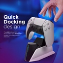 Vertux PowerBase-PS5 DualDock Charging Hub For PS5 DualSense™ Controller