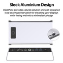 PROMATE 11-in-1 Ergonomically Designed Anti-Skid Aluminium Alloy DeskHub