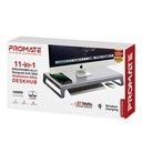 PROMATE 11-in-1 Ergonomically Designed Anti-Skid Aluminium Alloy DeskHub