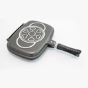 HUOCHU ORIGINAL DIE CASTING DOUBLE GRILL PAN 36cm