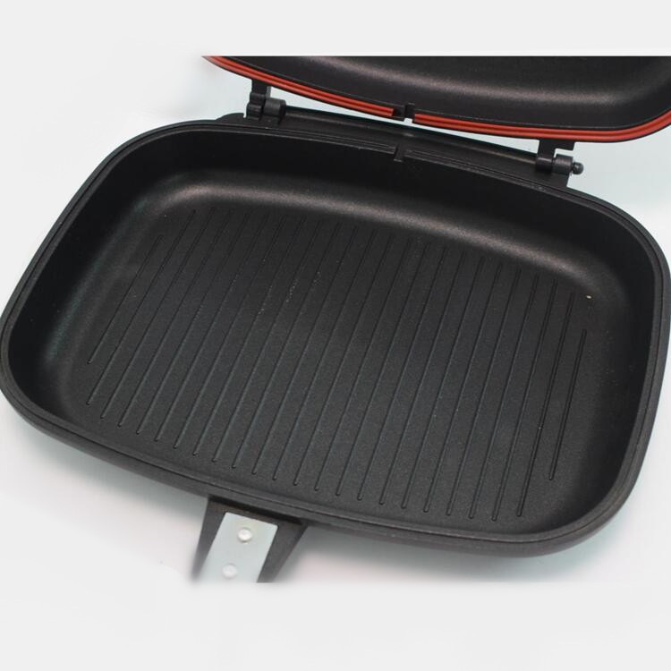 HUOCHU ORIGINAL DIE CASTING DOUBLE GRILL PAN 36cm