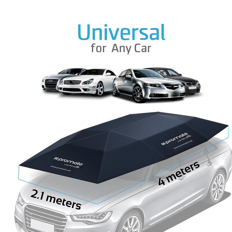 PROMATE Universal Protective Weather Proof Car Umbrella