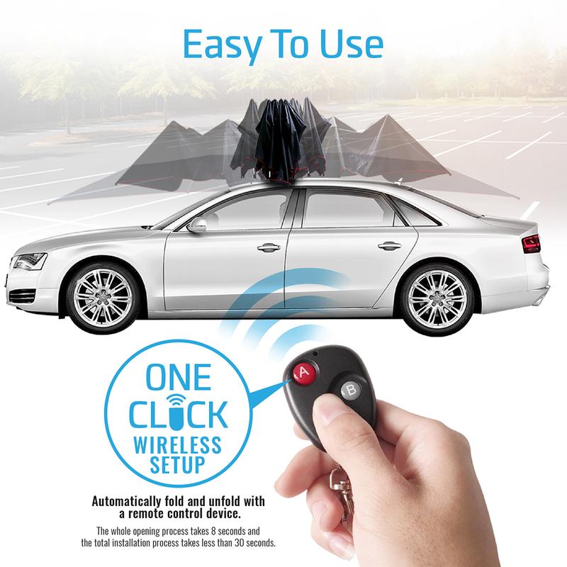 PROMATE Universal Protective Weather Proof Car Umbrella